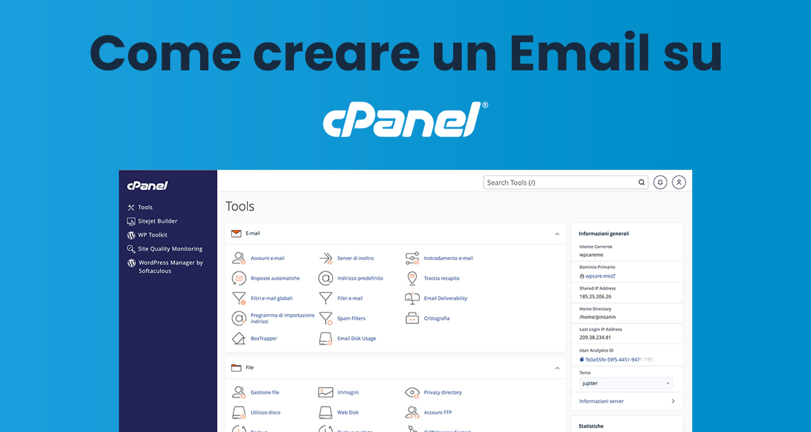 Come Creare un Account Email in cPanel